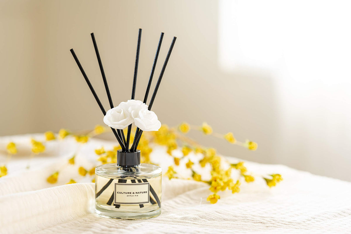 Culture & Nature diffuser sticks arranged for a modern decor accent.