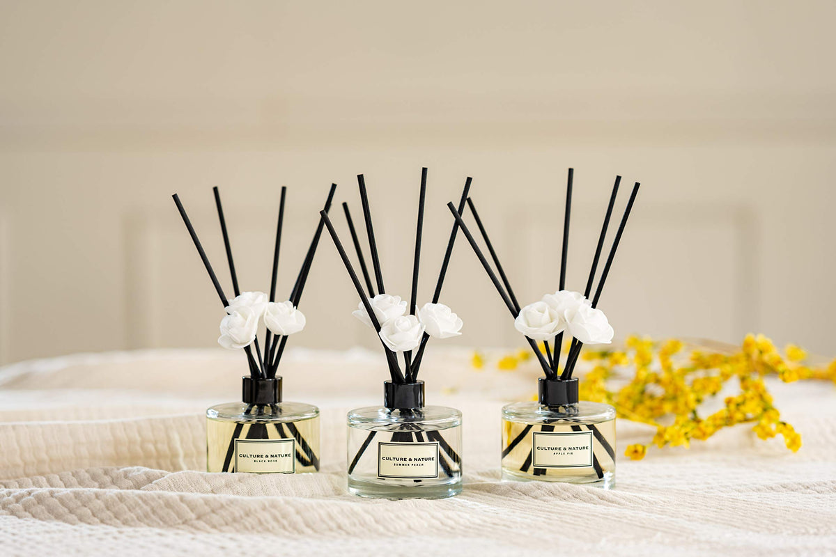 Culture & Nature diffuser on a shelf enhancing room ambience