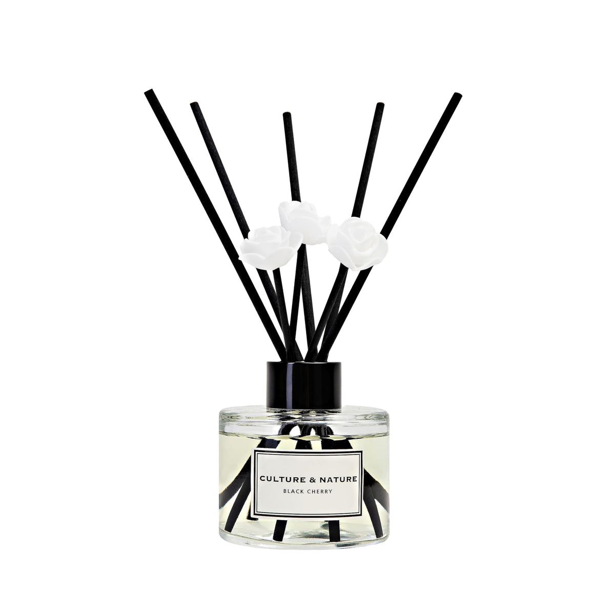 Culture & Nature reed diffuser sticks arranged in room to refresh air and décor.