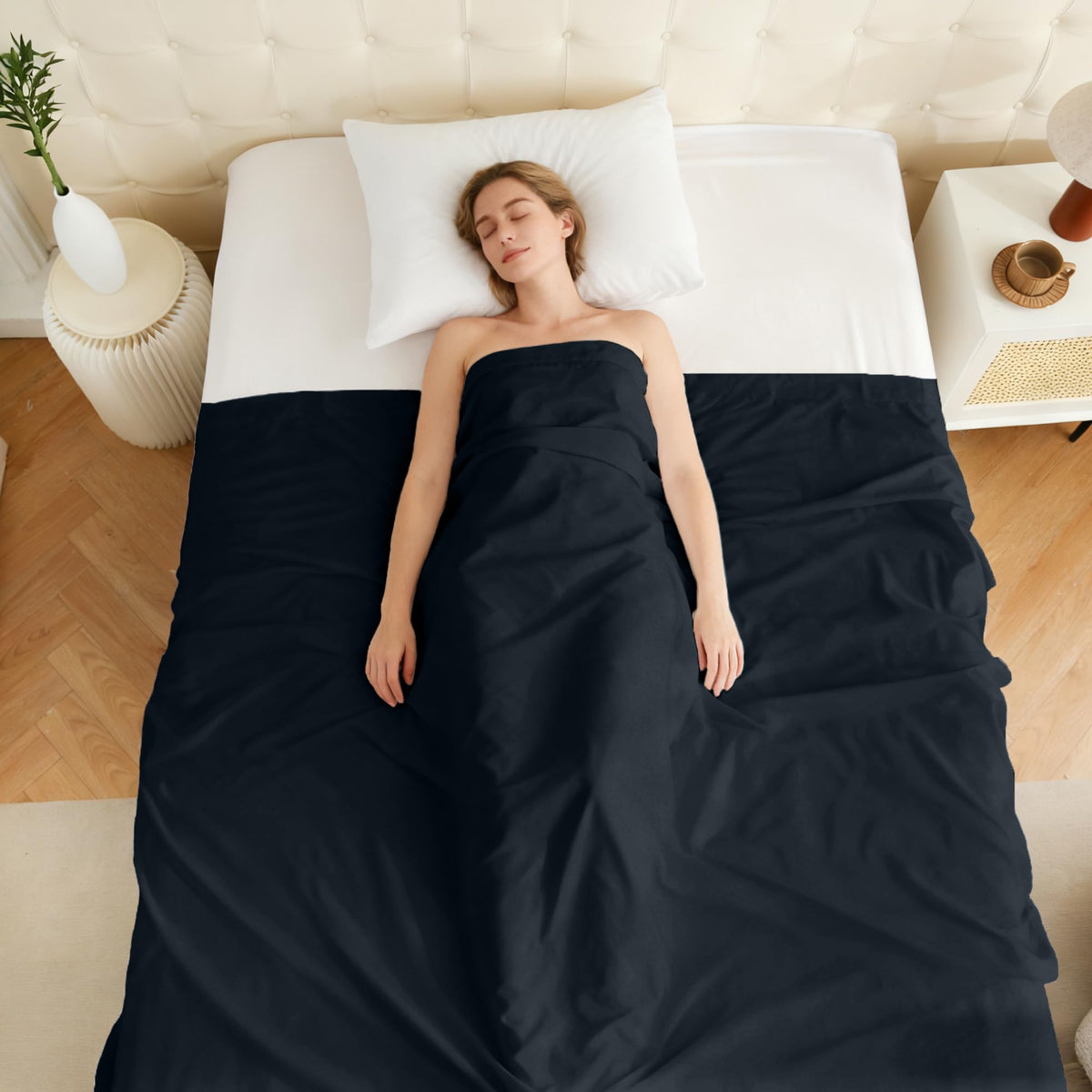 CULVE black twin sheets in 66x96 size ideal for hotels and vacation rentals.