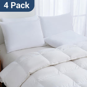 CULVE pillow medium support close-up filling shows plush rebound for neck support.