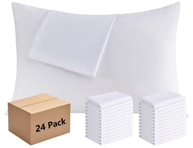 CULVE white pillowcases with envelope closure for secure hotel-grade coverage.