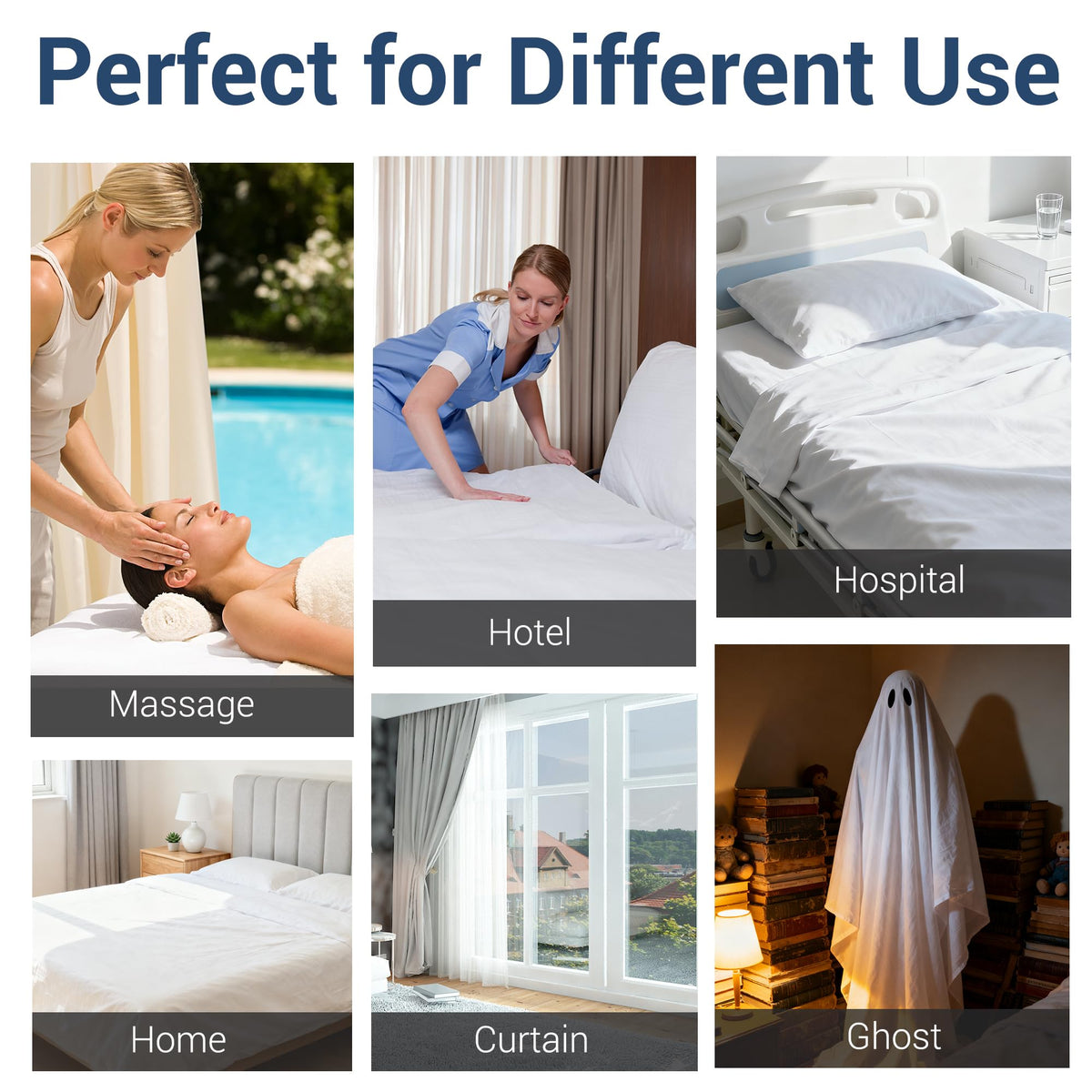 CULVE wrinkle-free microfiber fabric provides a smooth touch for guest bedding.