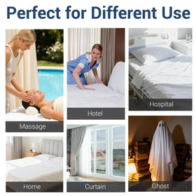 CULVE wrinkle-free microfiber fabric provides a smooth touch for guest bedding.