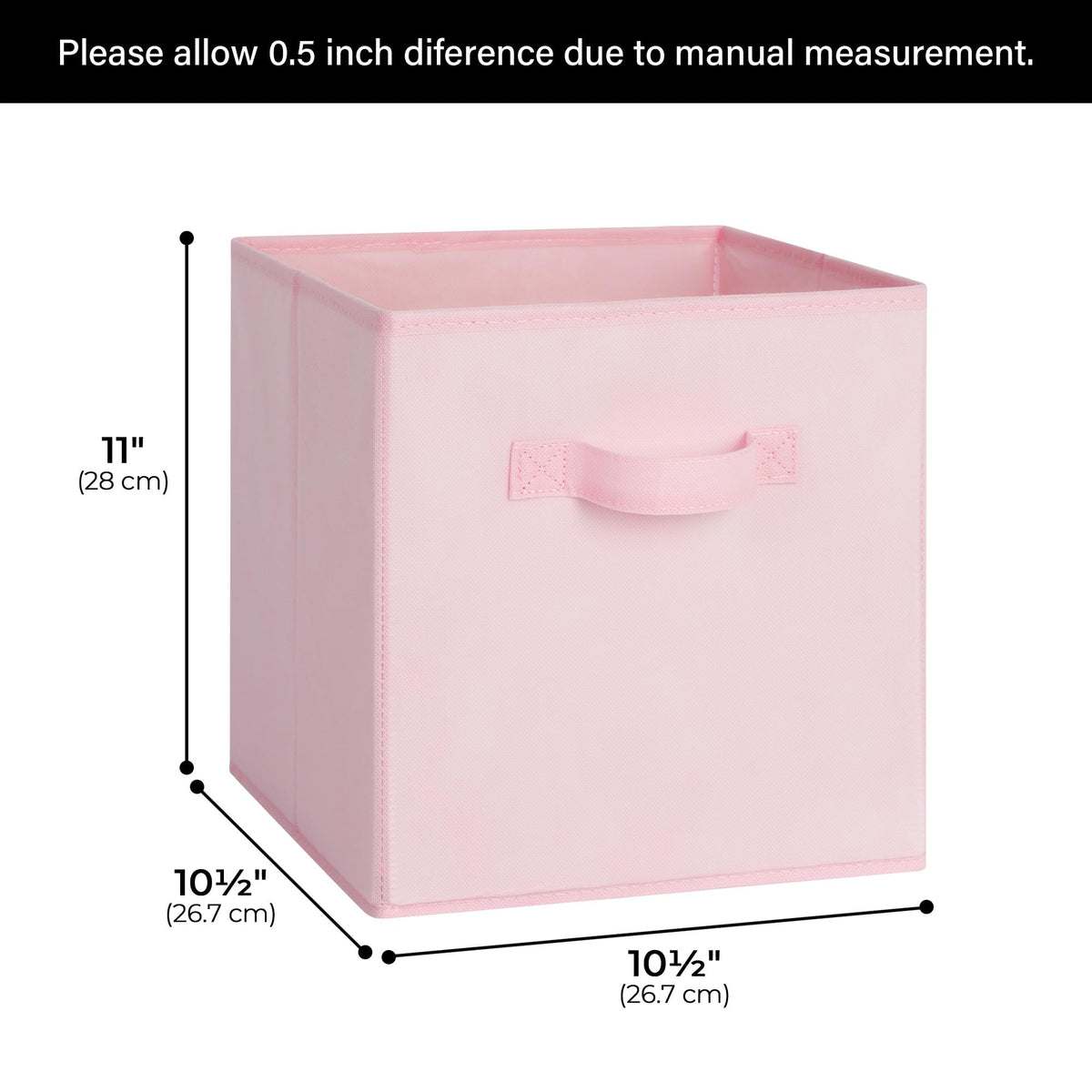 Cupic Cupid storage cube in a closet setup, ideal for organizing clothes.