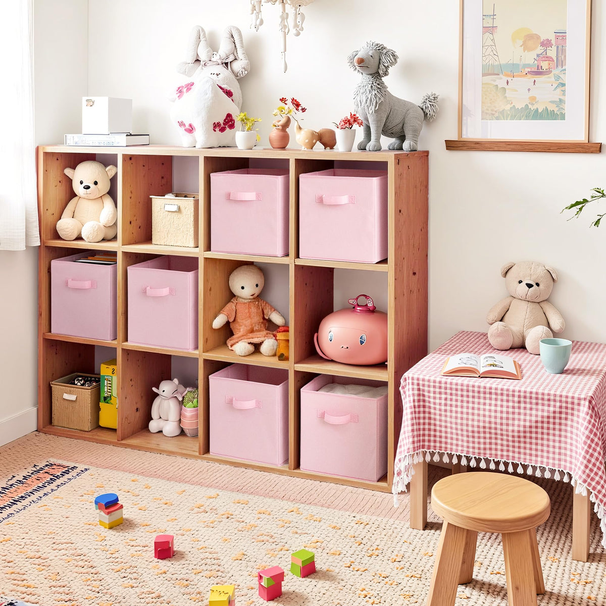 Cupic Cupid 11x11 storage cube with sturdy handles for effortless pulling.