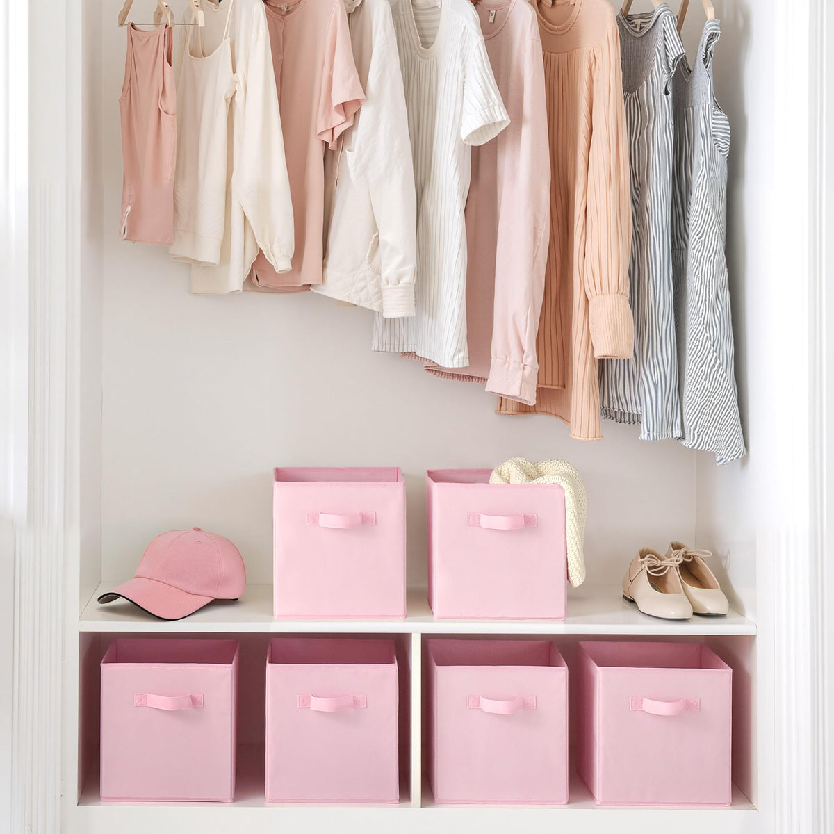 Cupic Cupid collapsible storage cube design saves space when not in use.