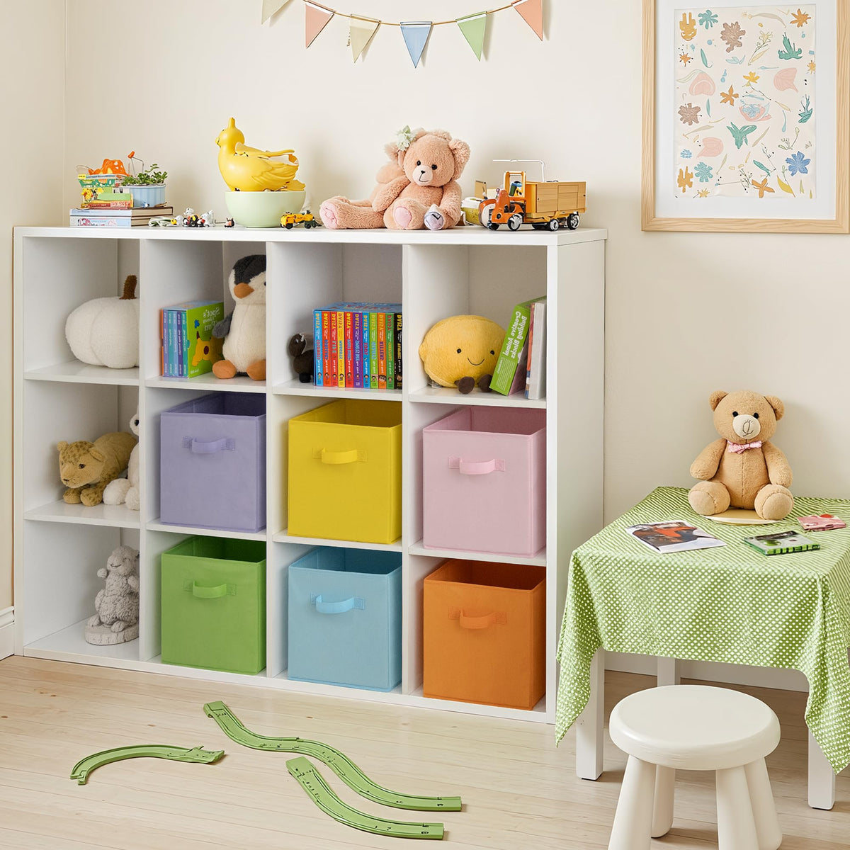 Cupic Cupid bin with reinforced front handles for drawer-like access.