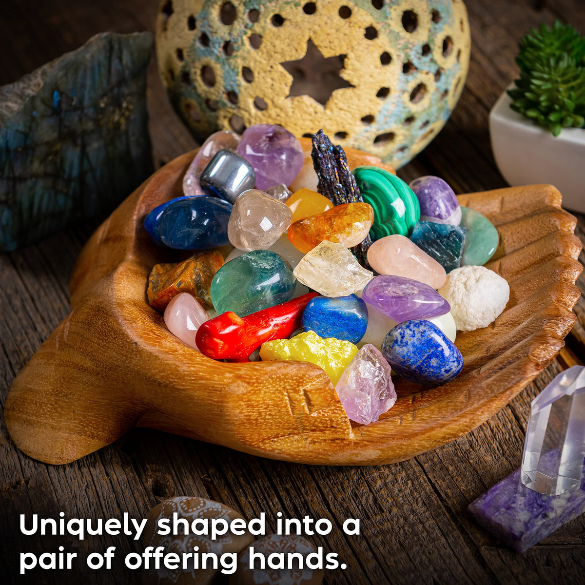 Curawood jewelry organizer bowl pairs elegance with practical storage.