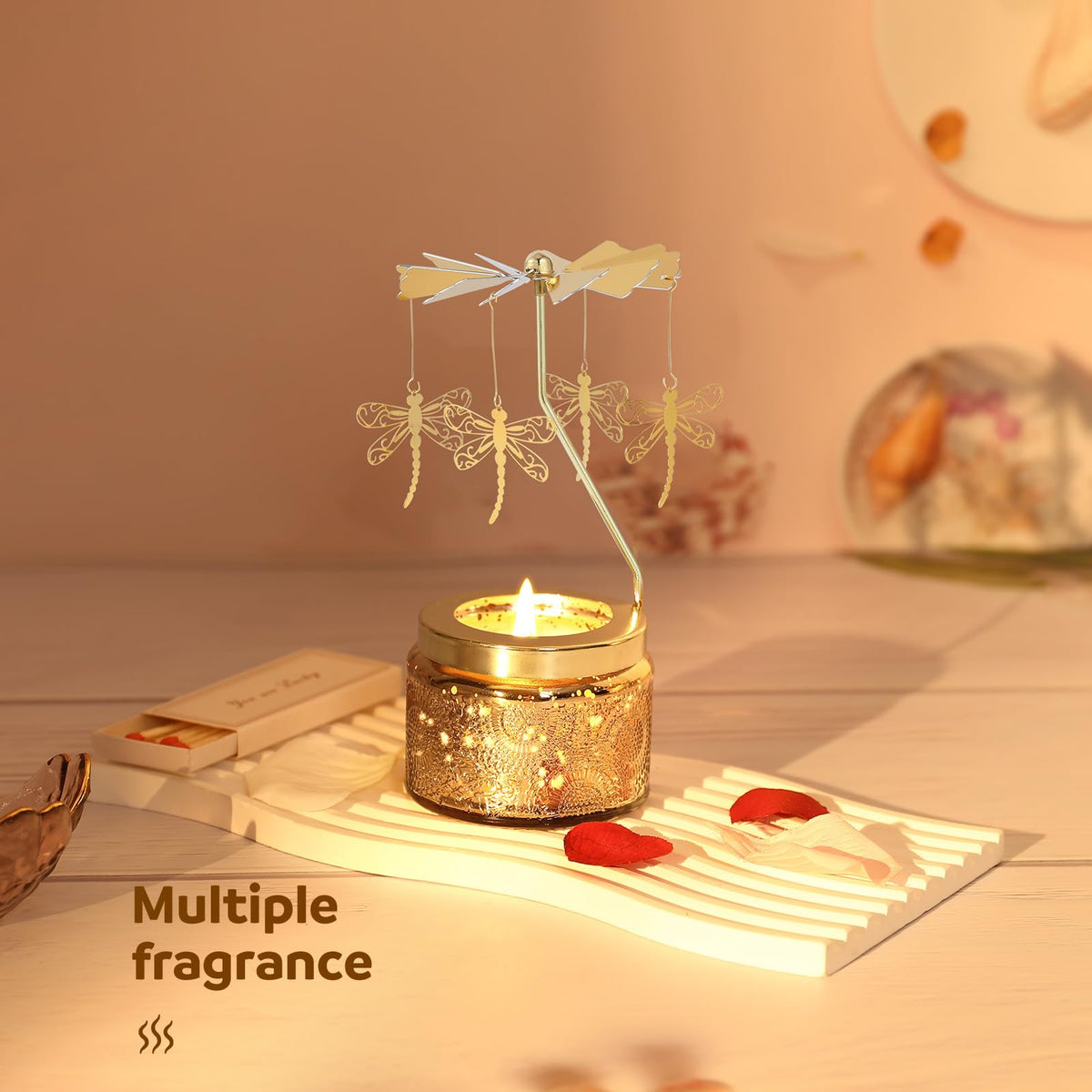 Curimama dragonfly candle gift box ready for gifting and celebration.