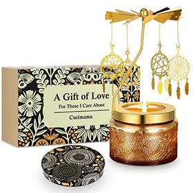 Curimama dream catcher candle with butterfly jar enhances ambiance and mood.