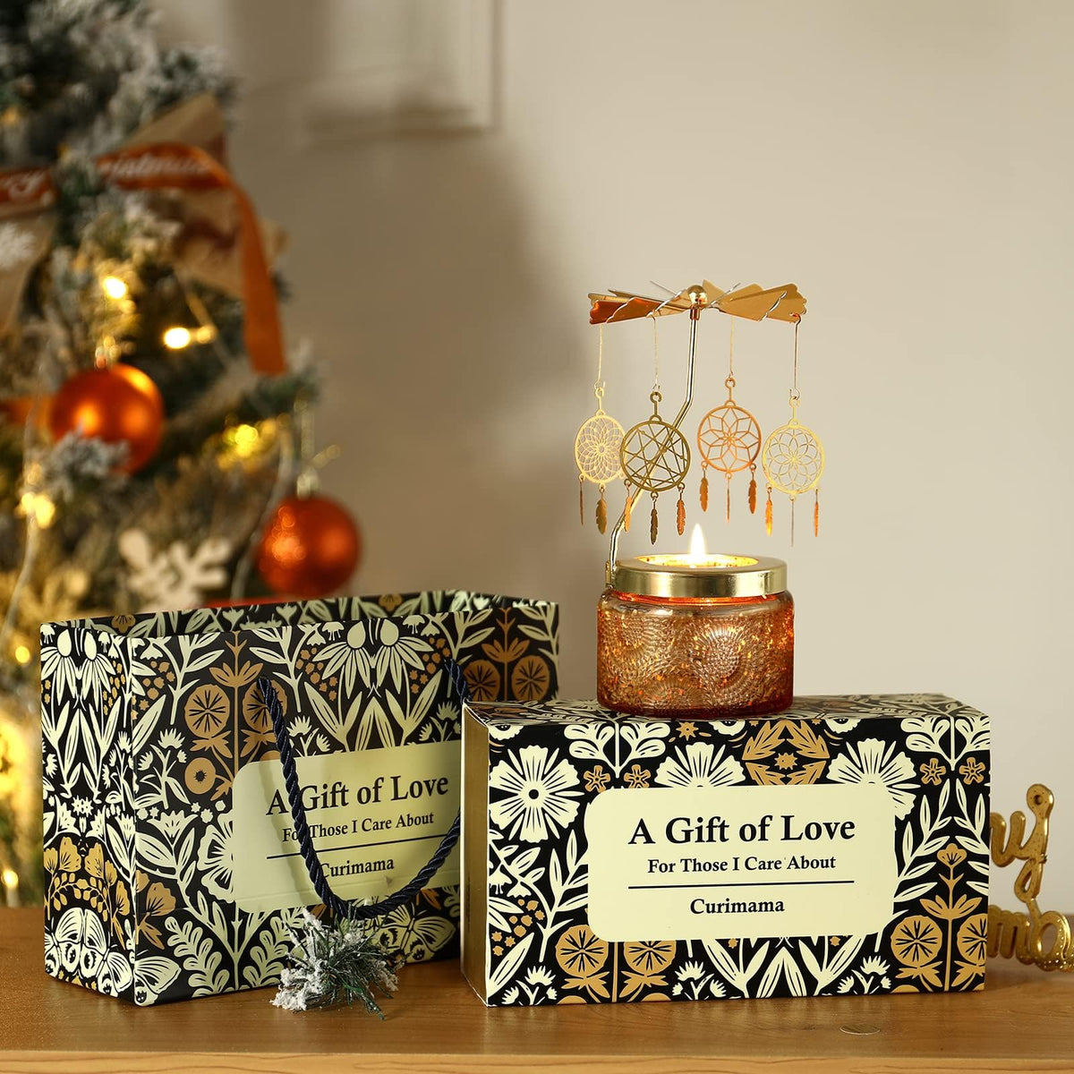 Curimama natural soy wax candle delivers cleaner burn for longer.