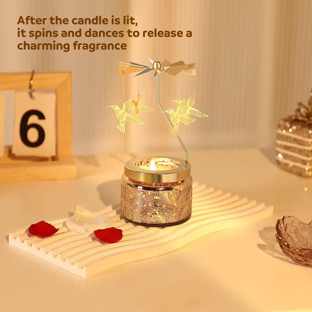 Curimama natural-soy-wax candle burns cleaner and longer for peaceful nights.