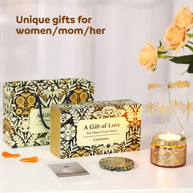 Curimama rotating candle holder creates a dynamic, calming centerpiece.