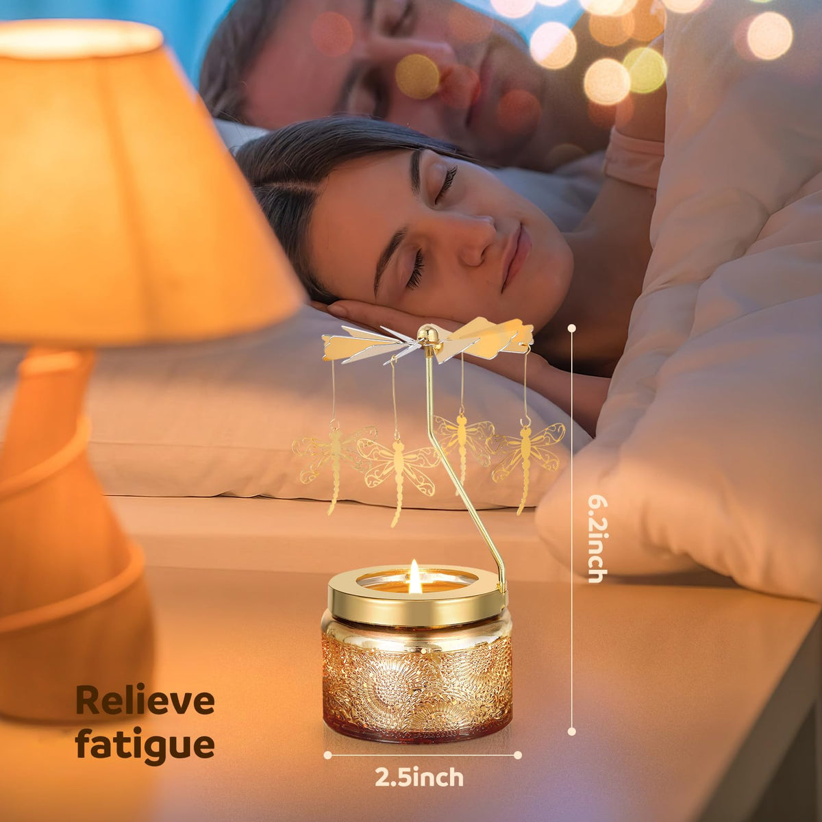 Curimama soy wax candle with rose fragrance for cozy spaces.