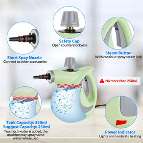 CURMEDI steam cleaner targets grout to refresh tiled surfaces