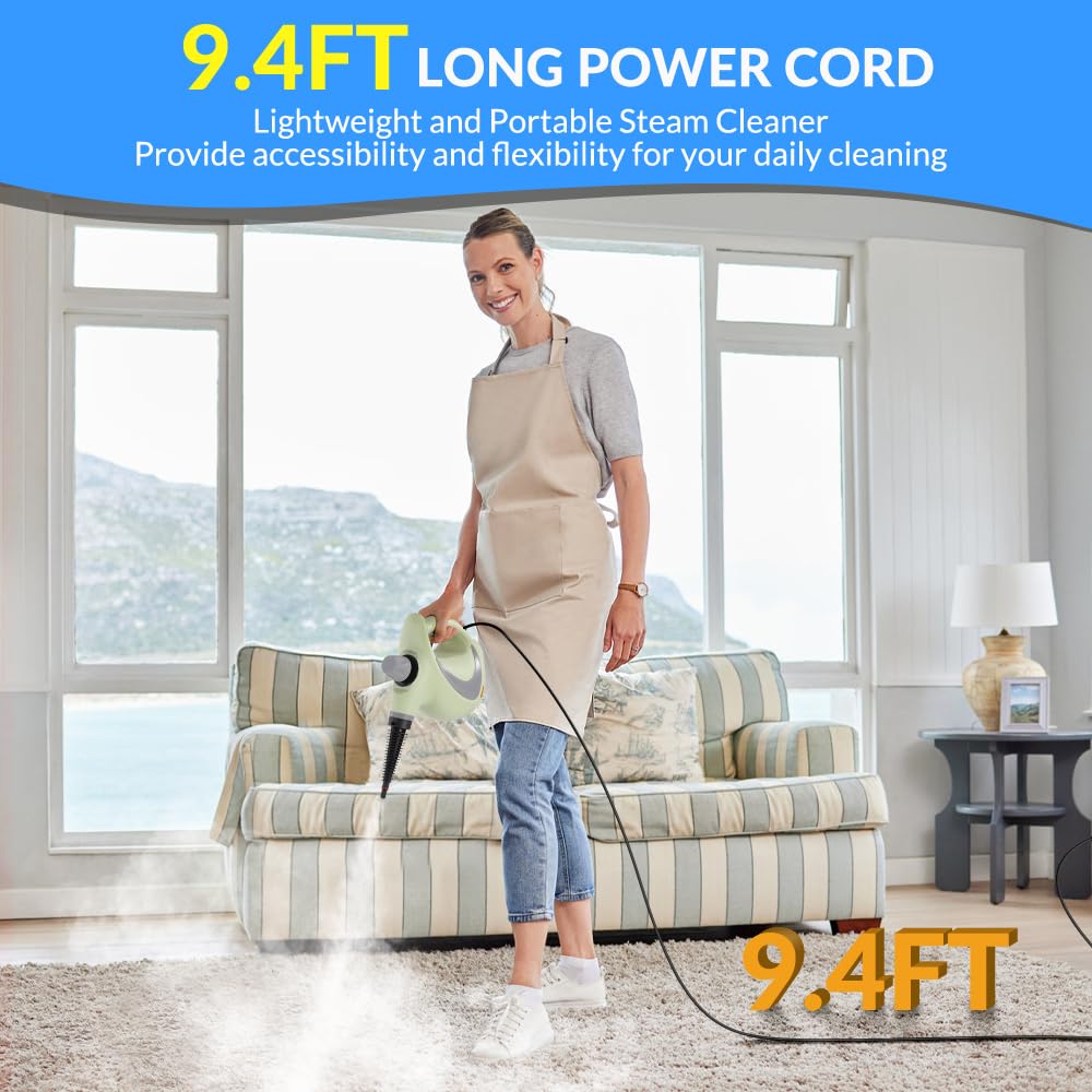 CURMEDI steam cleaner safety cap highlights kid-friendly design