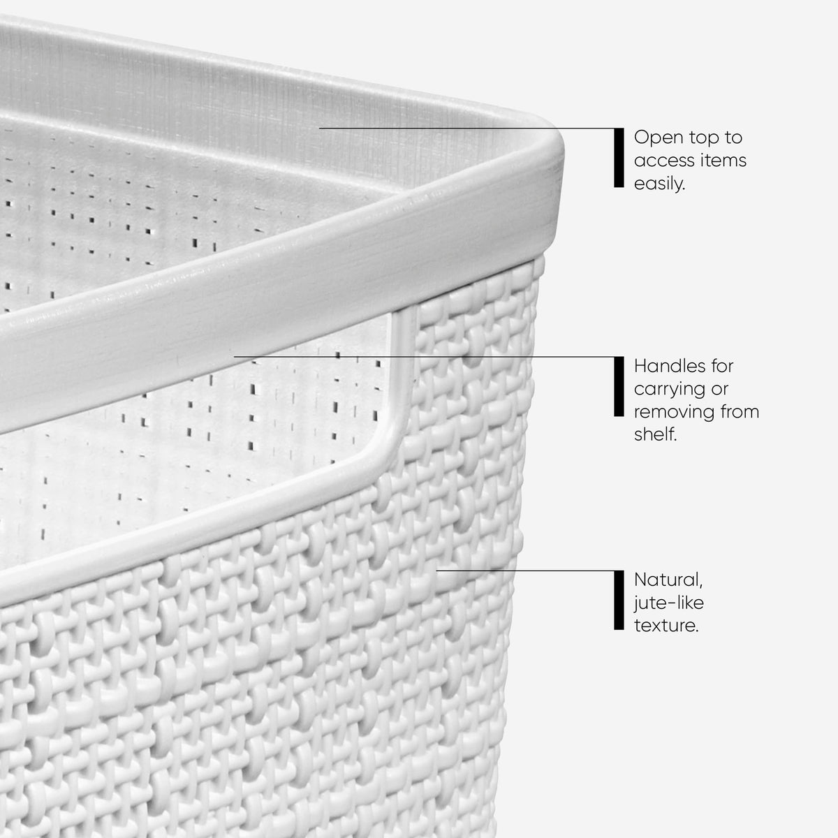 Curver cube shelf storage keeps office and living spaces neat