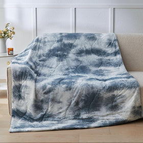 Cushious cooling comforter being machine washed for easy care.