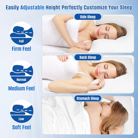 CushyOasis washable pillowcase cover for easy cleaning and freshness.
