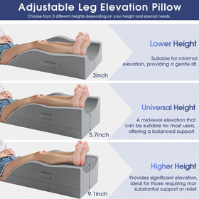 CushZone leg pillow washable cover for easy hygiene and care.