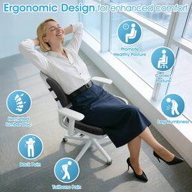 CushZone lumbar support pillow with adjustable strap for chair compatibility.