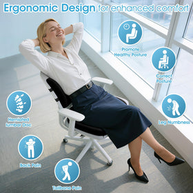 CushZone lumbar support pillow maintaining posture while seated