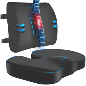 CushZone seat cushion with ergonomic design for comfortable seating sessions.
