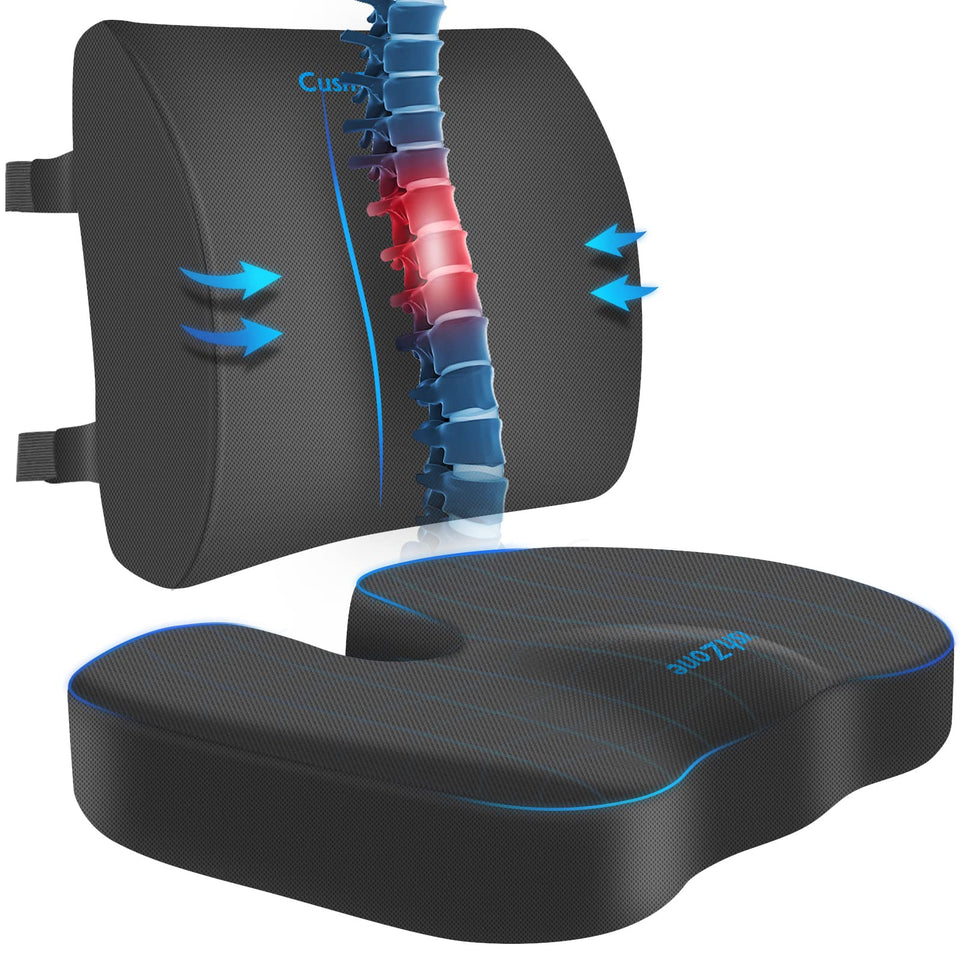 CushZone seat cushion with ergonomic design for comfortable seating sessions.