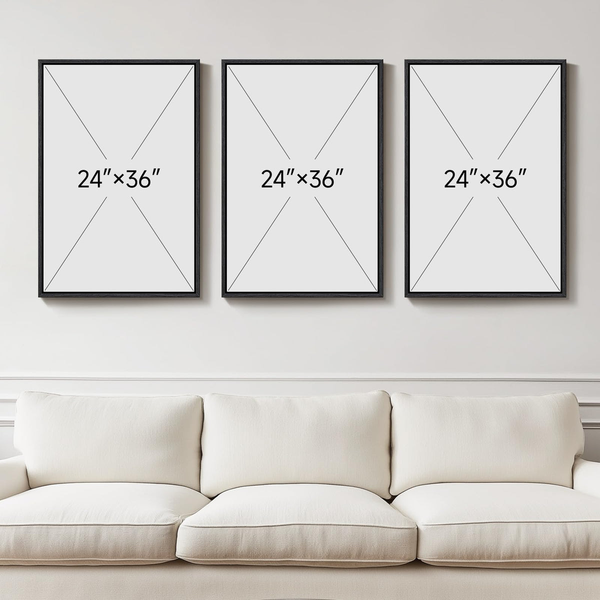 Cuspin 2D canvas wall art black white detail showcases vivid color saturation