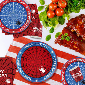 Cutedog spider birthday forks ensure sturdy handling for kids' meals.