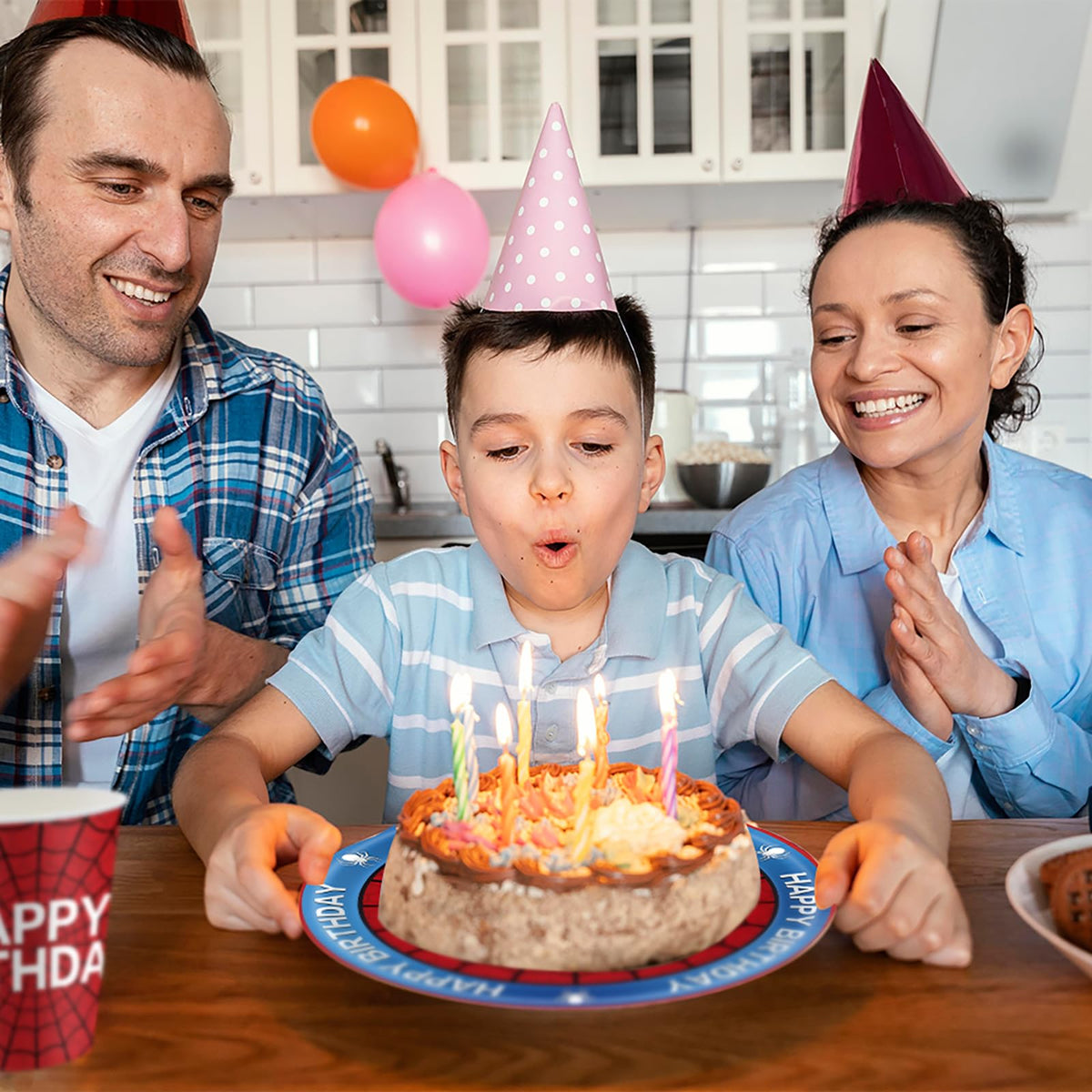 Cutedog spider birthday spoons deliver comfortable scooping for ice cream.