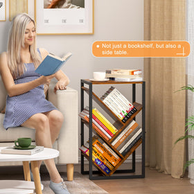 Cutogxon tree bookshelf doubles as a stylish side table beside your sofa.