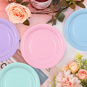 CUUSNNY pastel color theme display illustrating cohesive party décor