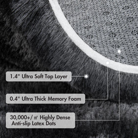 Cuzwlovita plush carpet enhances indoor décor with calming, color-rich charm.
