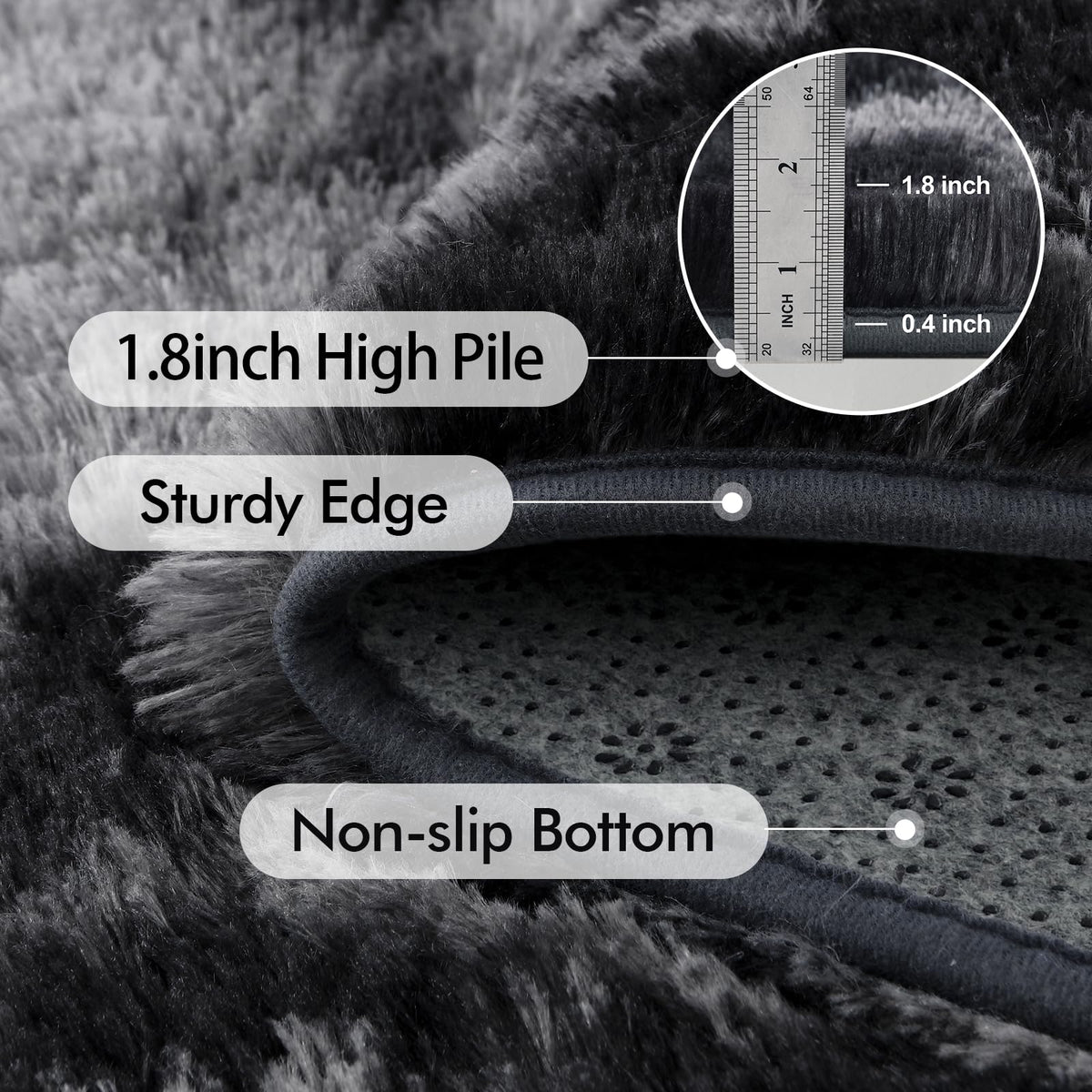 Cuzwlovita vacuum-packed shipping minimizes waste and protects the rug.
