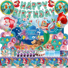 CVCXFParty cartoon birthday banner sets a festive scene and theme