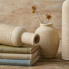 CWFutwell weathered glaze ribbed texture adds vintage charm