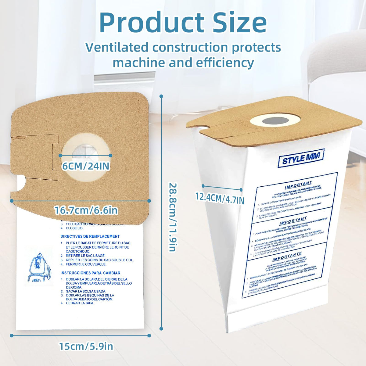 Cwfas bags promote dust-free living for pet households