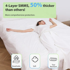 CxLoode packaged disposable bedding set ready for travel use