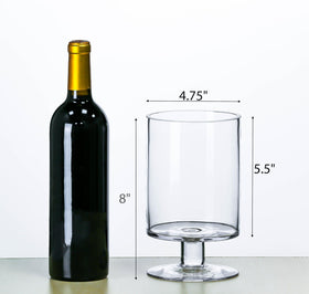 CYS EXCEL base detail of hurricane holder for stable centerpiece display