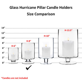 CYS EXCEL home decor setup with hurricane candle holder for versatile styling