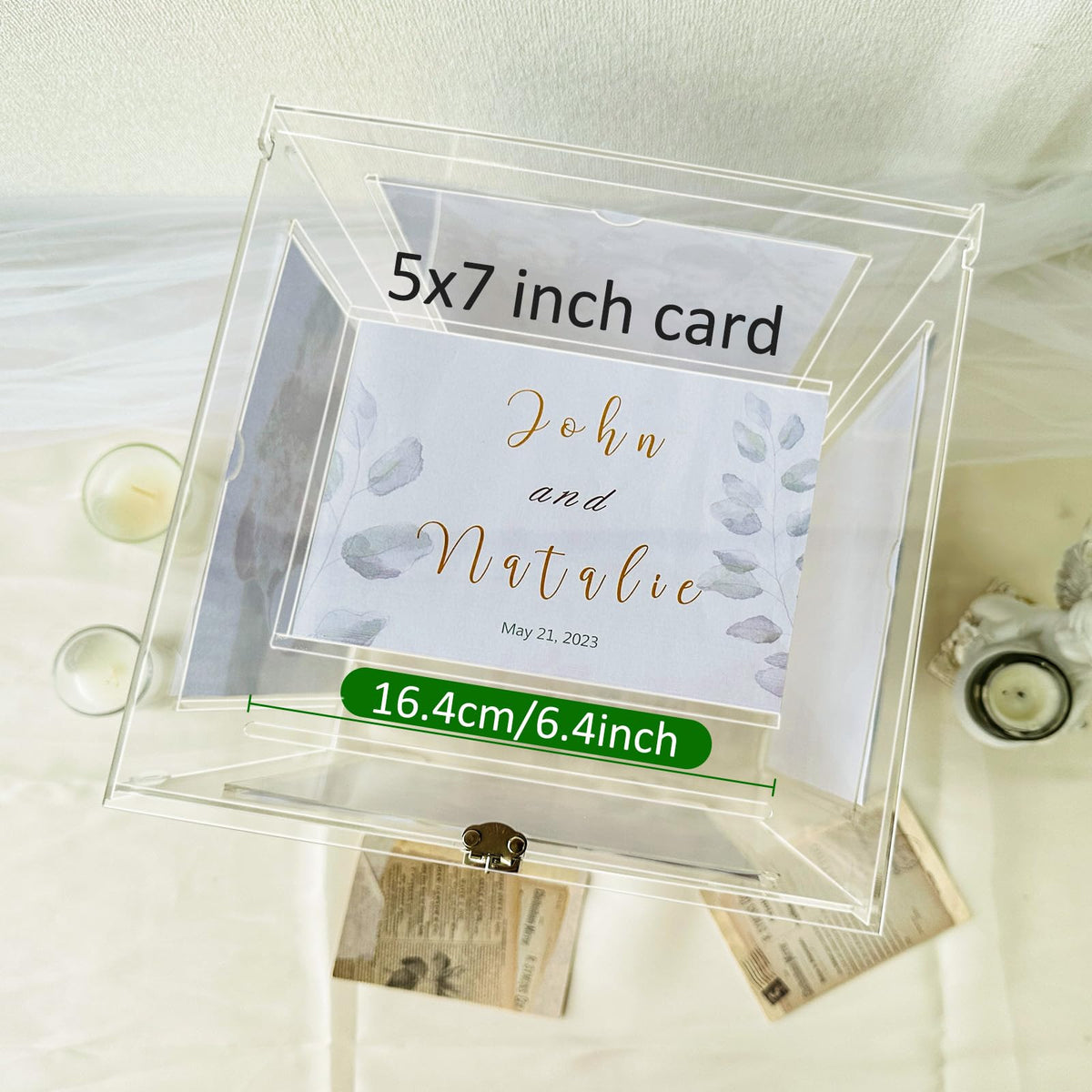 CYAOOI interior-capacity demonstrates space for 200-250 cards and more.