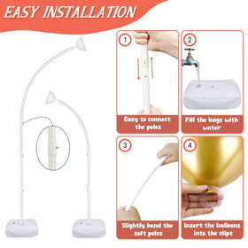 CYAOOI balloon ring clips simplify decorating with balloons.