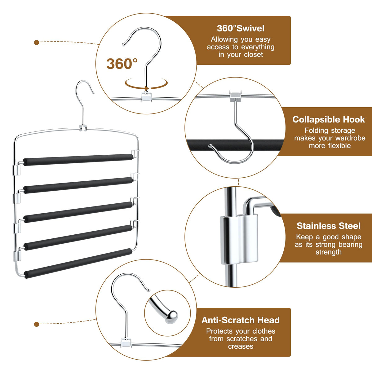 Cycleacc swing-arm system rotates 300° for easy access