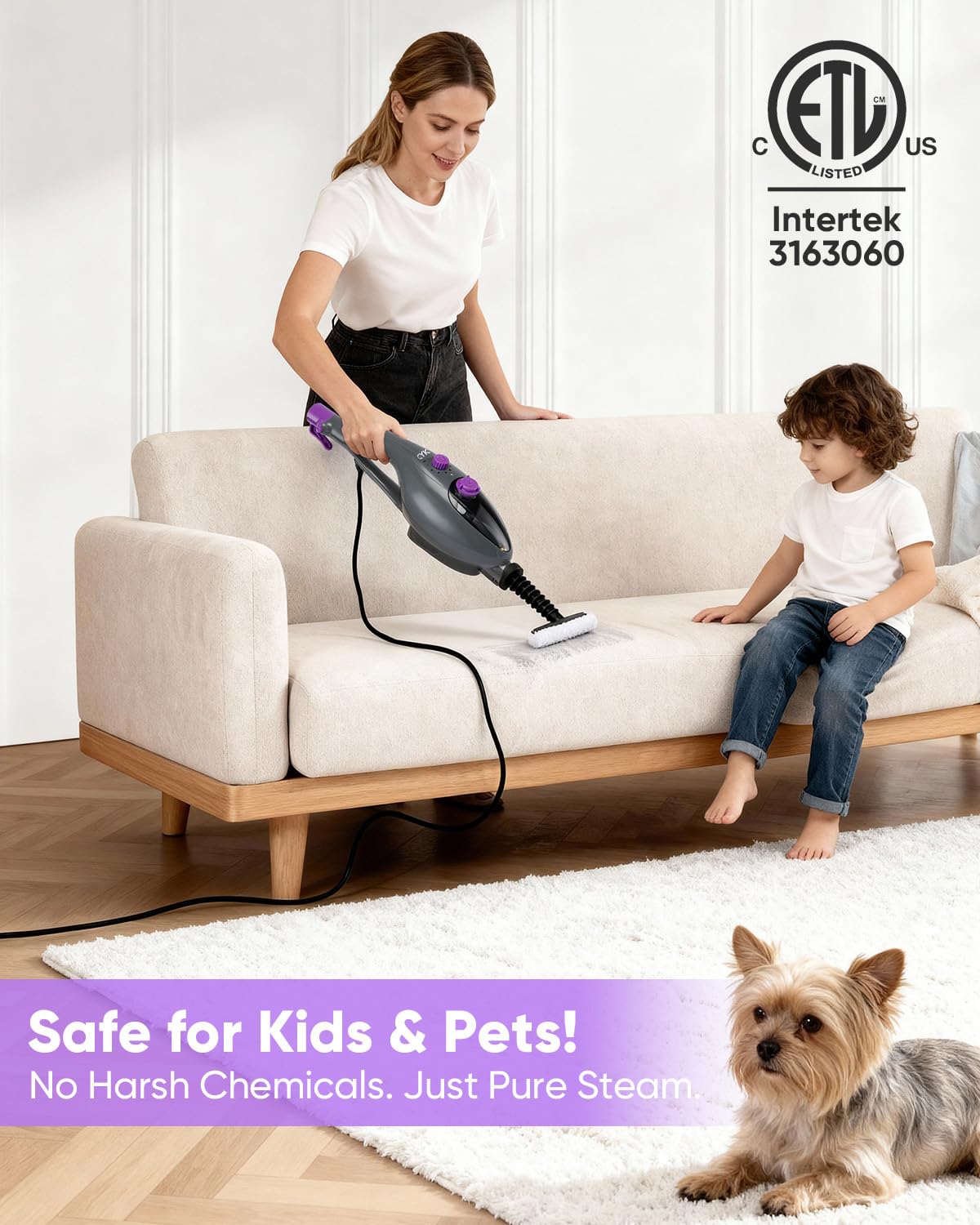 CYK steam mop attachments kit for versatile tasks