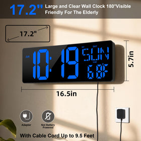 CYMHCHL clock showing remote control operation for quick setup and changes