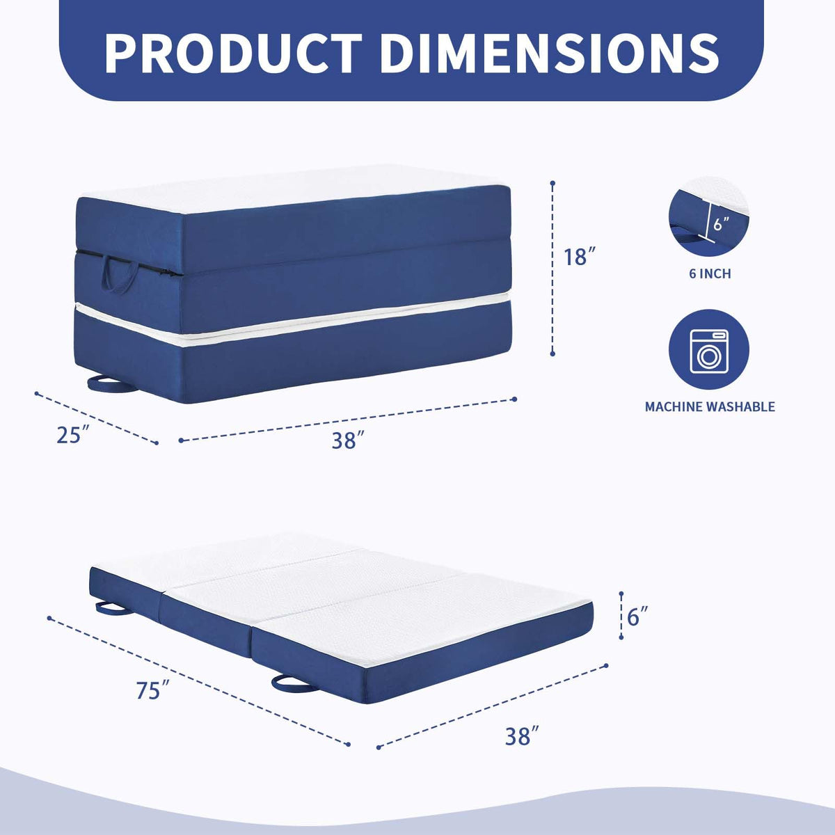 CYMULA compact tri-fold design for easy storage.