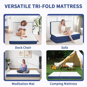 CYMULA 6-inch memory foam layer provides stable support.