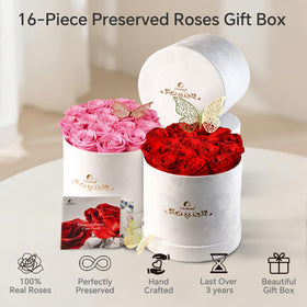 Cyrabota preserved roses stay vibrant for years with minimal care.